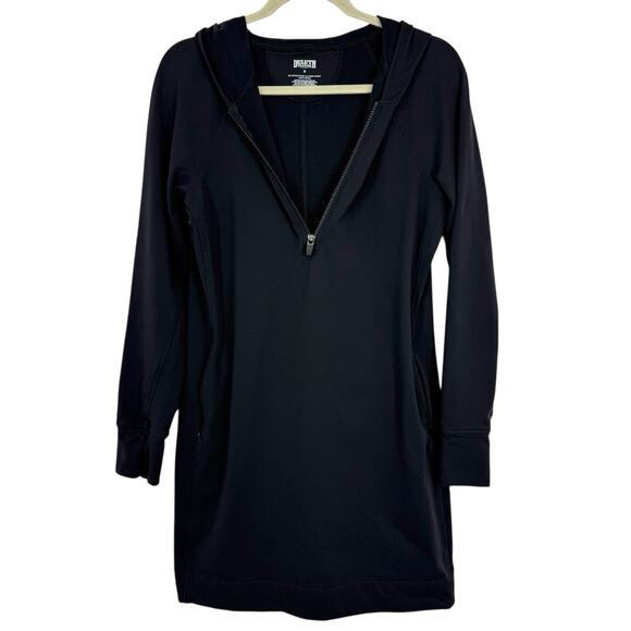 Duluth Hot NoGA Dress Size Small Char Black Hooded Kangaroo Pocket Pullover - Picture 6 of 9